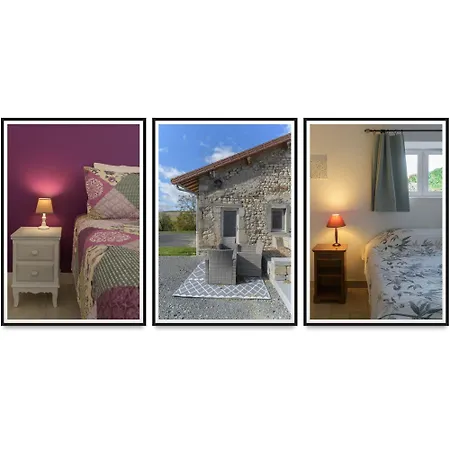 펜션 Hameau Grande Varenne - De Charme Avec Piscine Charroux-dʼAllier